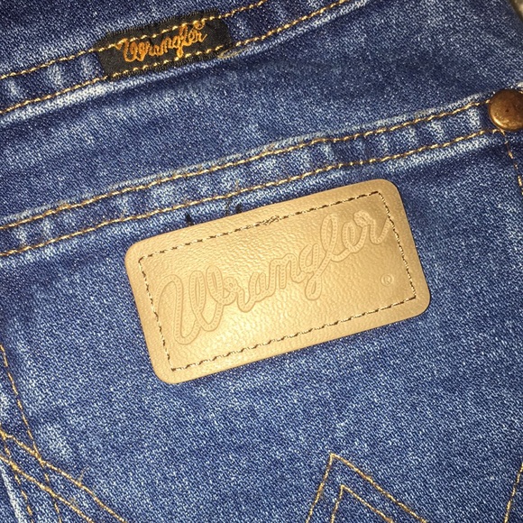 Wrangler patch straight leg 3x30 jeans high rise - Picture 8 of 8